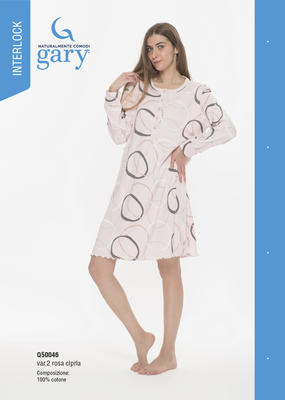 CAMICIA NOTTE DONNA Q50046 Tellini S.r.l. Ingrosso Abbigliamento